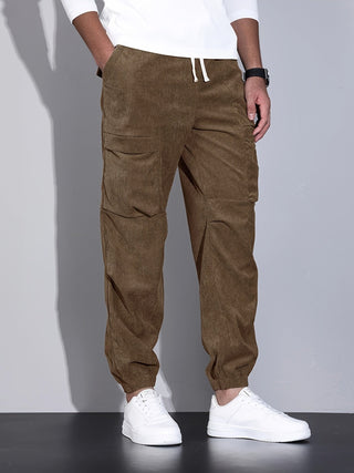 CORVANI | PANTALON CARGO EN VELOURS CÔTELÉ MÉDARD HOMME