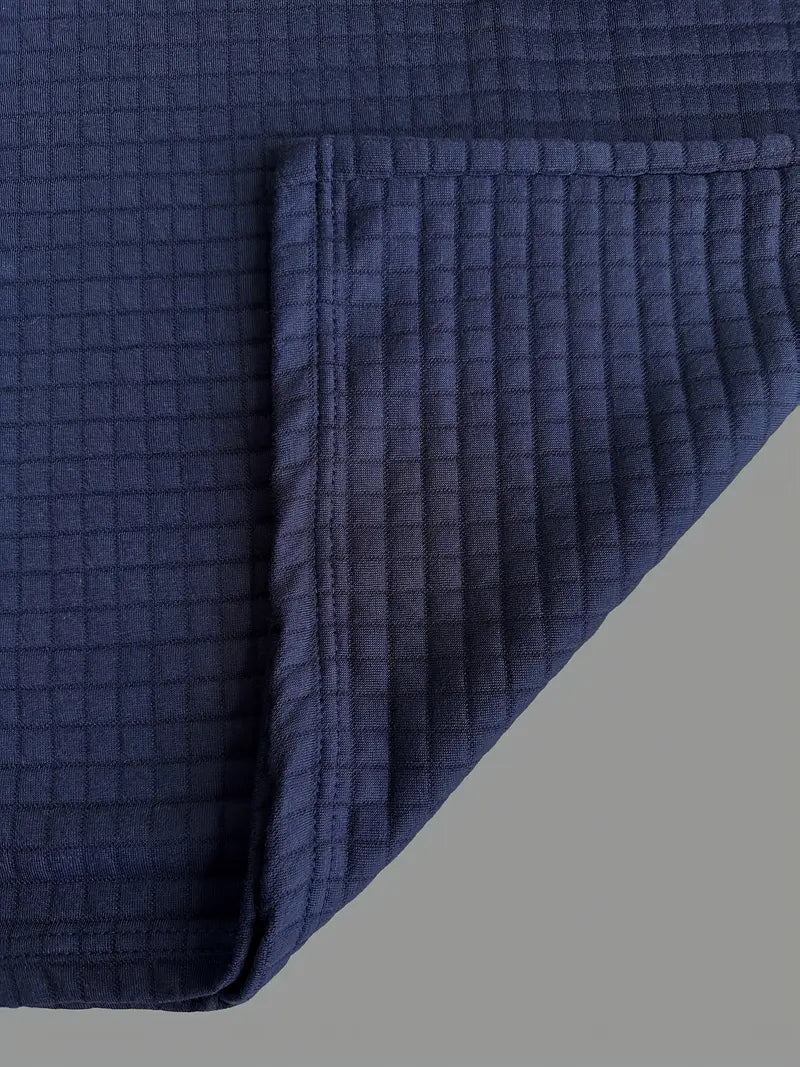 CORVANI | POLO TEXTURÉ À MANCHES LONGUES JÉRÔME HOMME