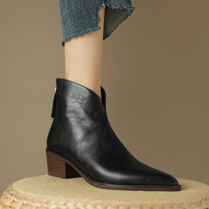 CORVANI | BOTTINES ÉLÉGANTES EN CUIR DOMITILLE FEMME