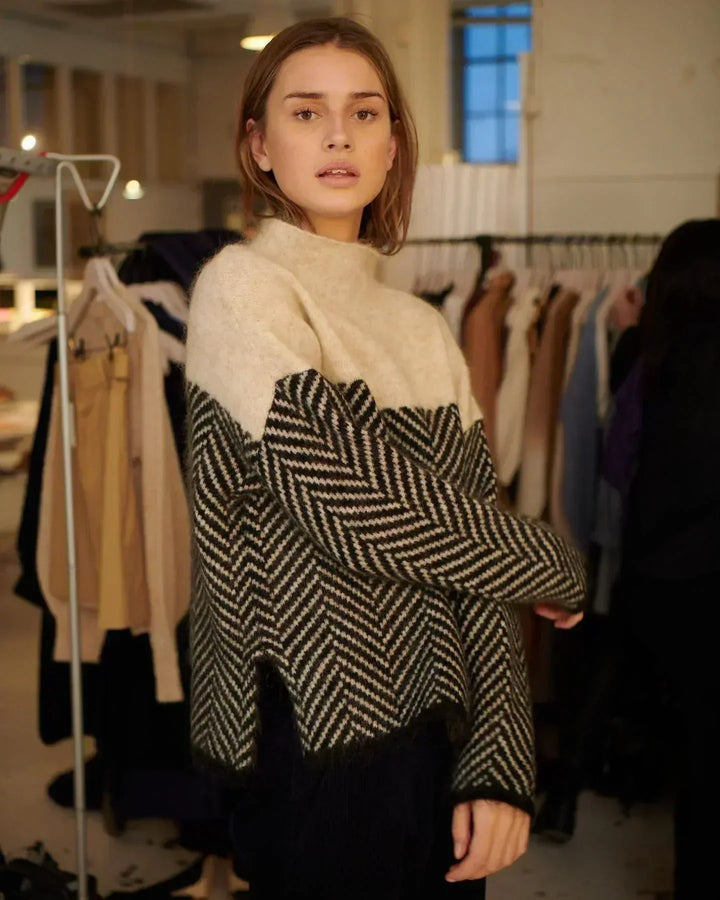CORVANI | PULL COL ROULÉ MARILOU FEMME
