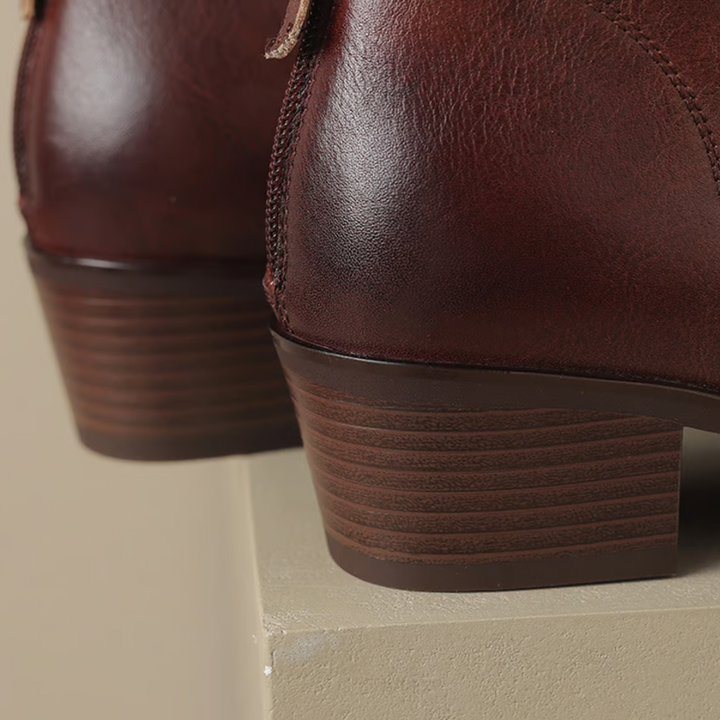 CORVANI | BOTTINES ÉLÉGANTES EN CUIR DOMITILLE FEMME