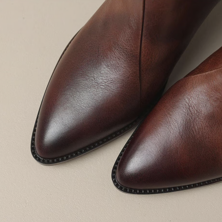 CORVANI | BOTTINES ÉLÉGANTES EN CUIR DOMITILLE FEMME