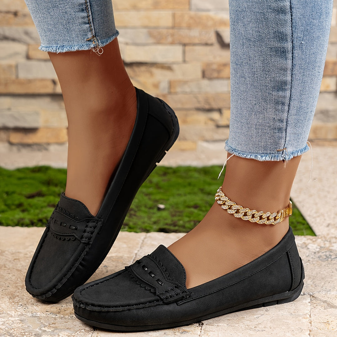 CORVANI | MOCASSINS FESTONNÉS EFFET DAIM PERRINE FEMME