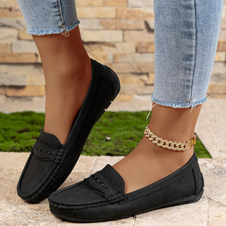 CORVANI | MOCASSINS FESTONNÉS EFFET DAIM PERRINE FEMME