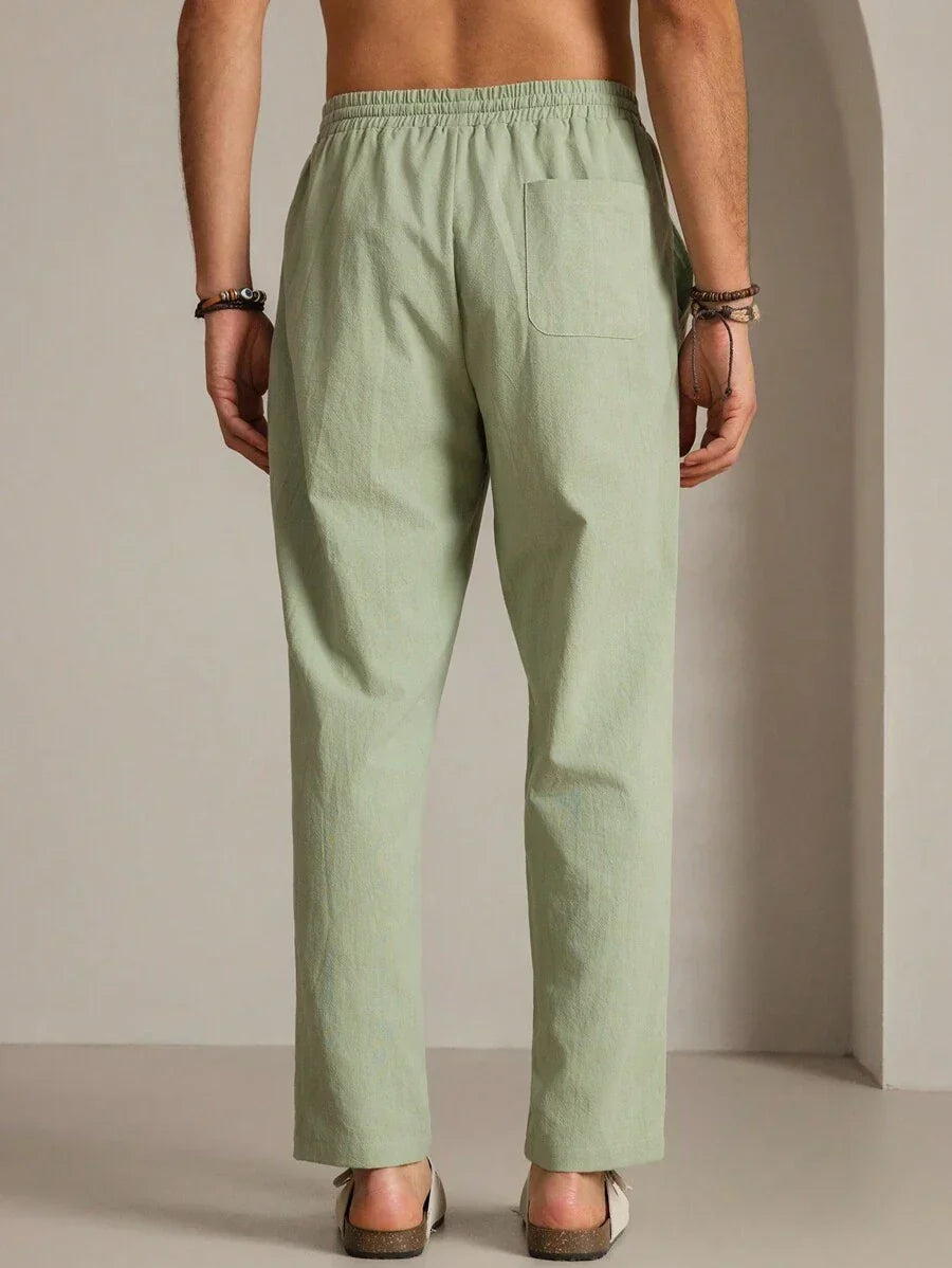 CORVANI | PANTALON D’ÉTÉ DE LUXE SYLVÈRE HOMME