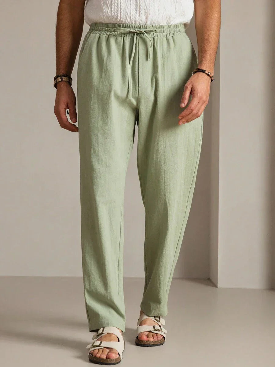 CORVANI | PANTALON D’ÉTÉ DE LUXE SYLVÈRE HOMME