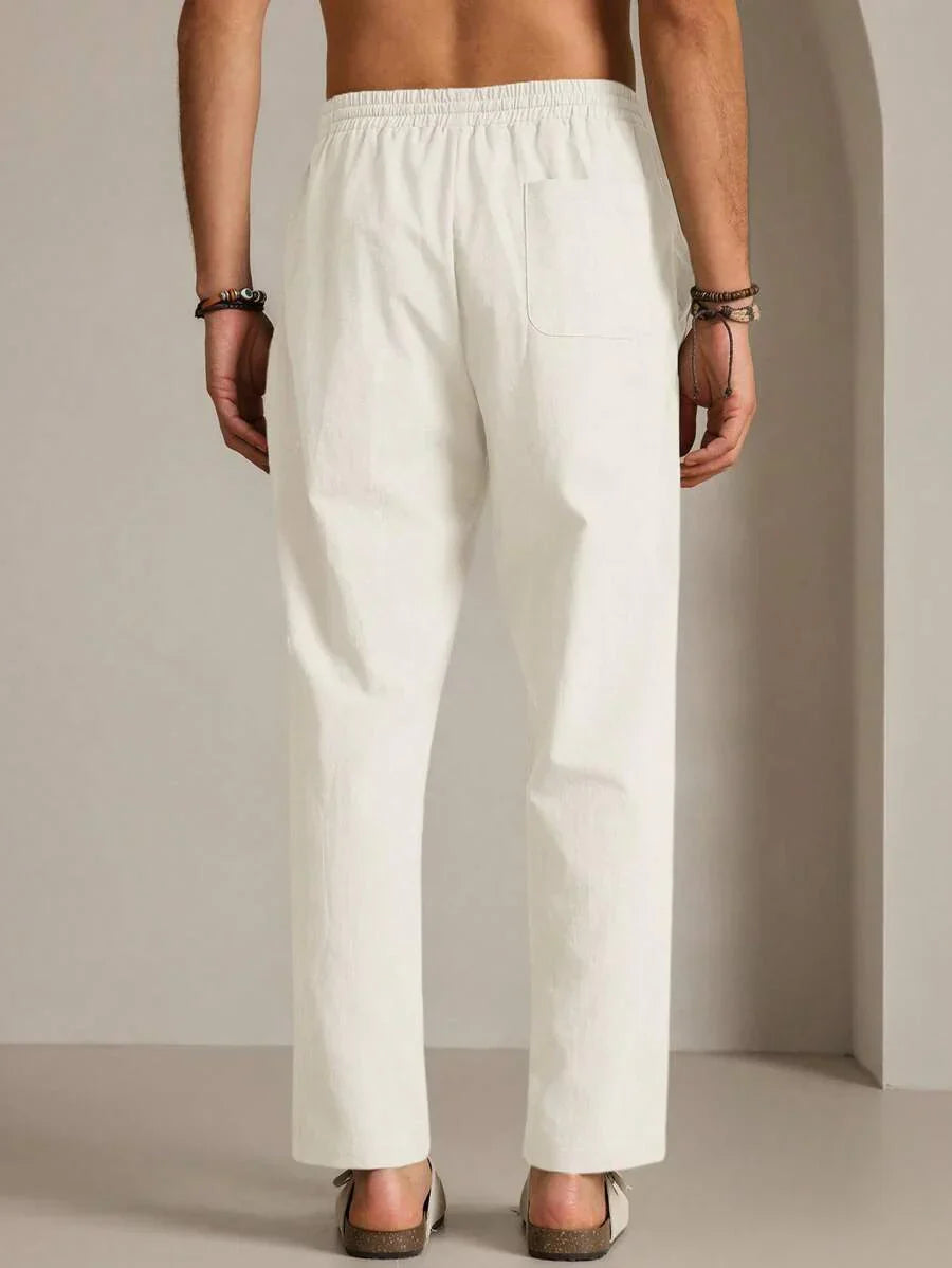 CORVANI | PANTALON D’ÉTÉ DE LUXE SYLVÈRE HOMME