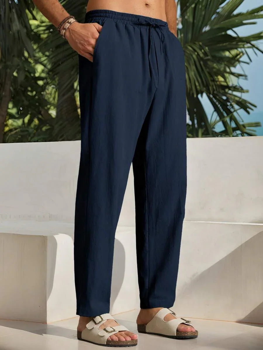CORVANI | PANTALON D’ÉTÉ DE LUXE SYLVÈRE HOMME