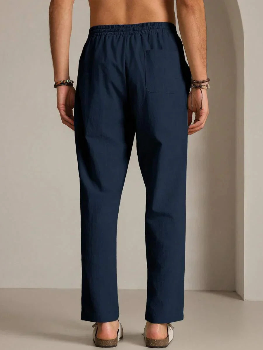 CORVANI | PANTALON D’ÉTÉ DE LUXE SYLVÈRE HOMME