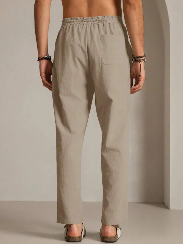CORVANI | PANTALON D’ÉTÉ DE LUXE SYLVÈRE HOMME