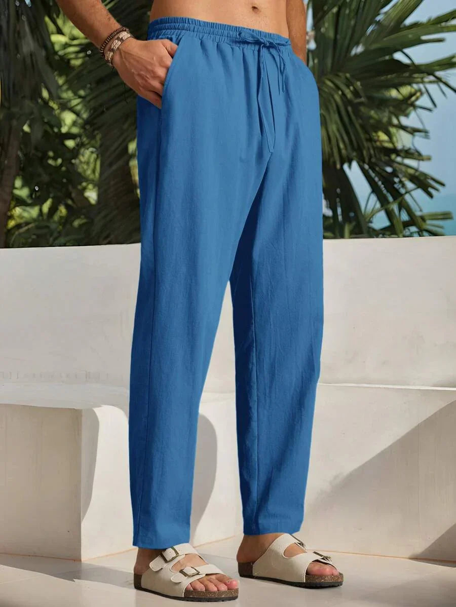 CORVANI | PANTALON D’ÉTÉ DE LUXE SYLVÈRE HOMME