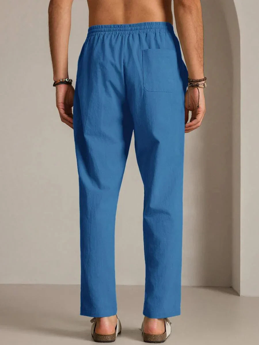 CORVANI | PANTALON D’ÉTÉ DE LUXE SYLVÈRE HOMME