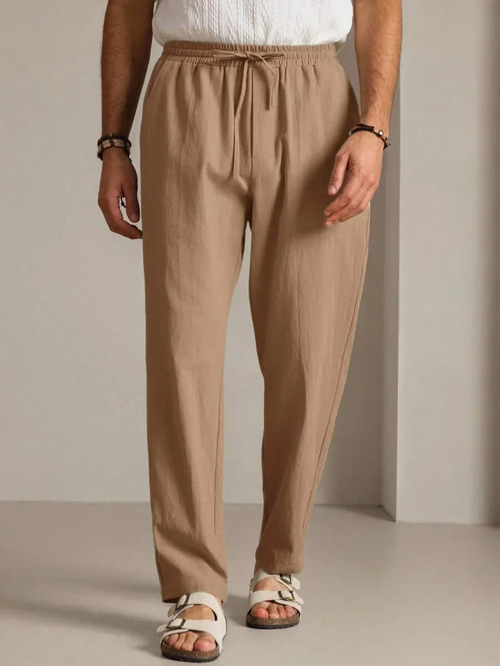 CORVANI | PANTALON D’ÉTÉ DE LUXE SYLVÈRE HOMME