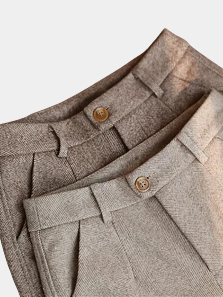 CORVANI | PANTALON EN PURE LAINE SUR MESURE HUGUES HOMME