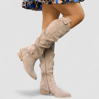 CORVANI | BOTTES HAUTES EFFET DAIM ARIELLE FEMME