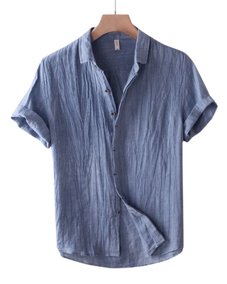 CORVANI | CHEMISE D’ÉTÉ EN LIN SACHA HOMME