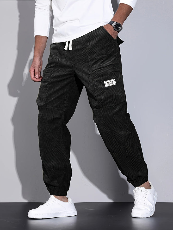 CORVANI | PANTALON CARGO EN VELOURS CÔTELÉ MÉDARD HOMME