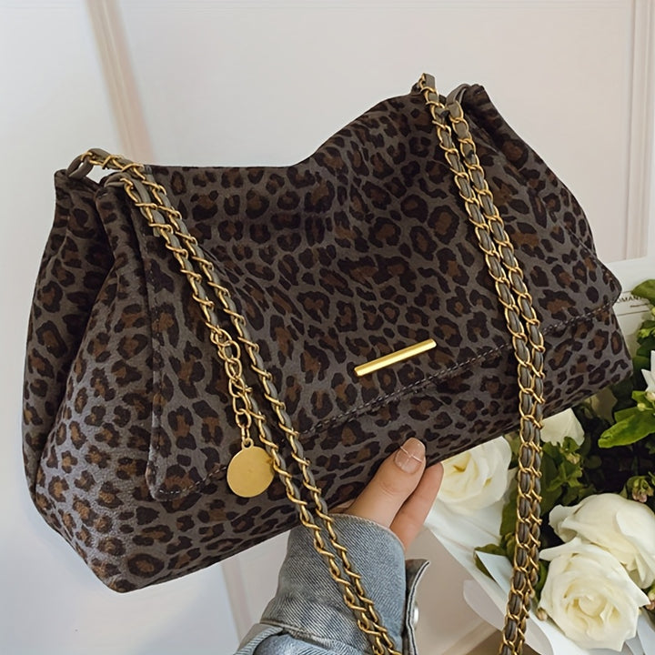 CORVANI | SAC LÉOPARD À BANDOULIÈRE VÉNÉTIA FEMME