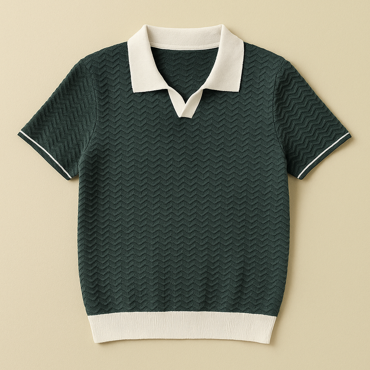 CORVANI | POLO EN TISSU BOUCLÉ LOÏC HOMME
