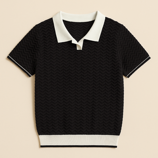 CORVANI | POLO EN TISSU BOUCLÉ LOÏC HOMME