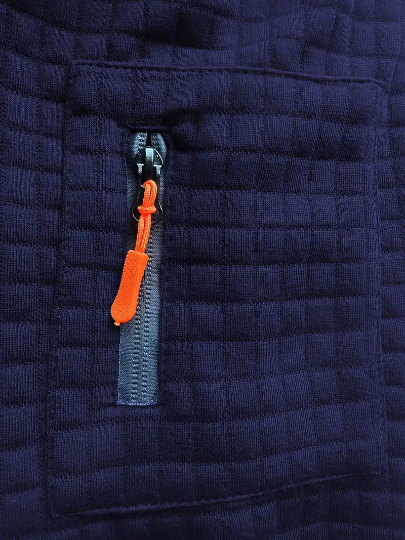 CORVANI | POLO TEXTURÉ À MANCHES LONGUES JÉRÔME HOMME