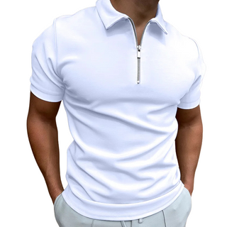 CORVANI | POLO MODERNE FÉLIX À DEMI-ZIP HOMME