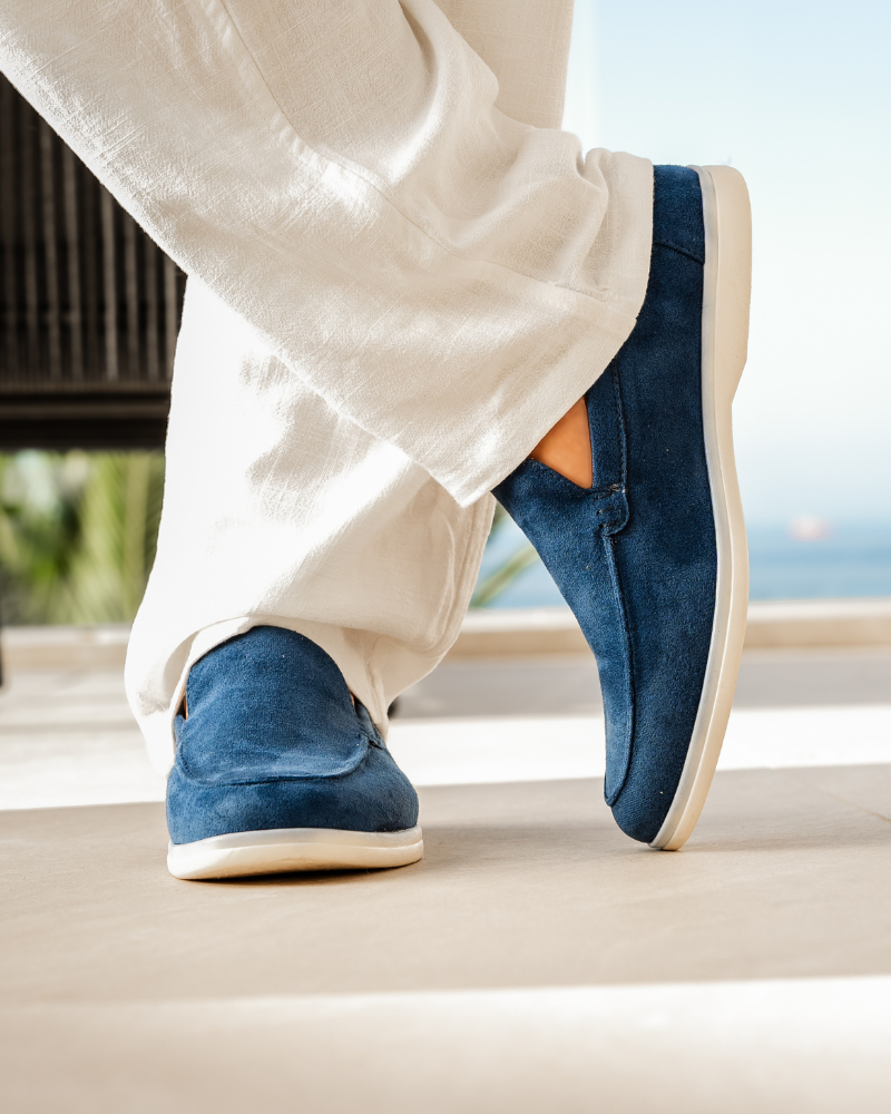CORVANI | MOCASSINS EN DAIM CÉSAR HOMME