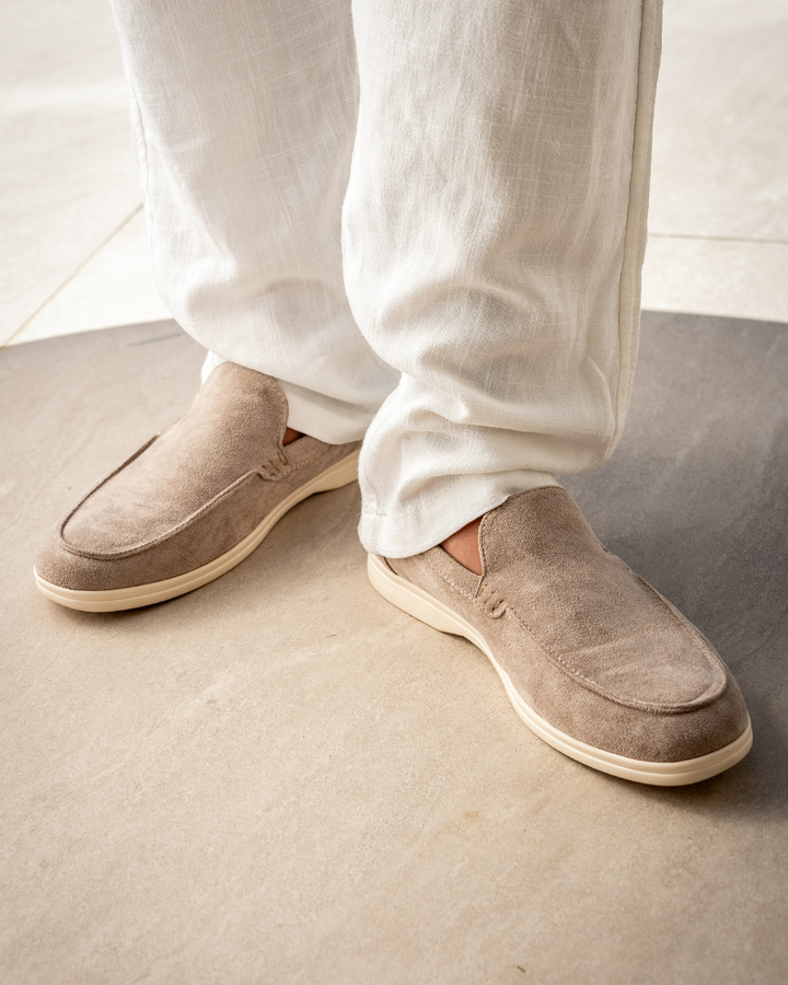 CORVANI | MOCASSINS EN DAIM CÉSAR HOMME