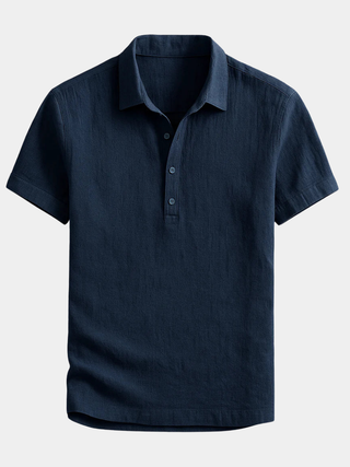 CORVANI | POLO EN LIN ISIDORE HOMME