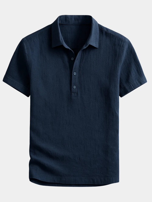 CORVANI | POLO EN LIN ISIDORE HOMME