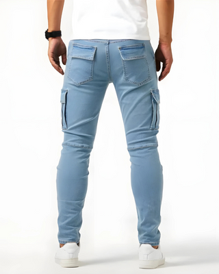 CORVANI | PANTALON CARGO STRETCH CÉLIAN HOMME