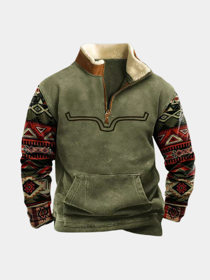 CORVANI | PULL ZIPPÉ LORIS HOMME