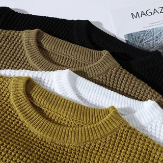 CORVANI | PULL PREMIUM EN MAILLE NID D’ABEILLE ENGUERRAND HOMME