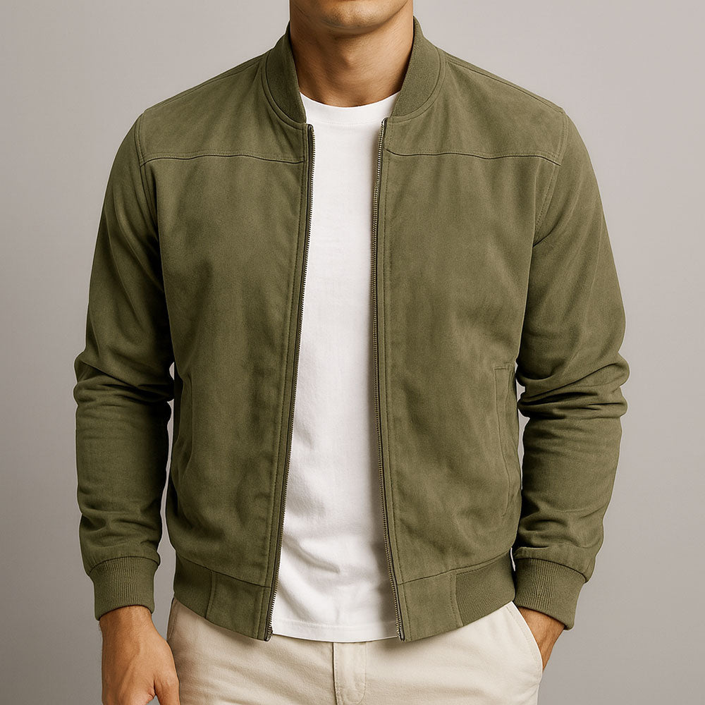 CORVANI | BOMBER EFFET DAIM ROMAIN HOMME