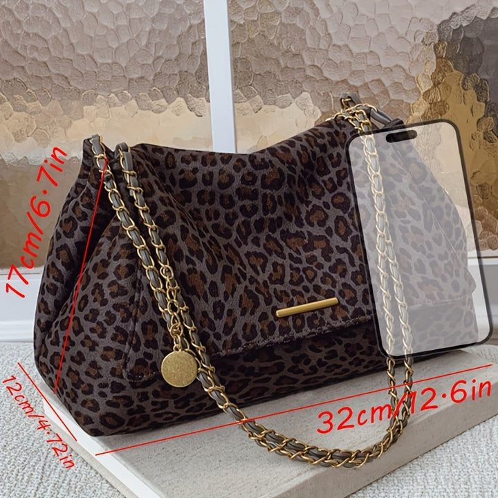CORVANI | SAC LÉOPARD À BANDOULIÈRE VÉNÉTIA FEMME