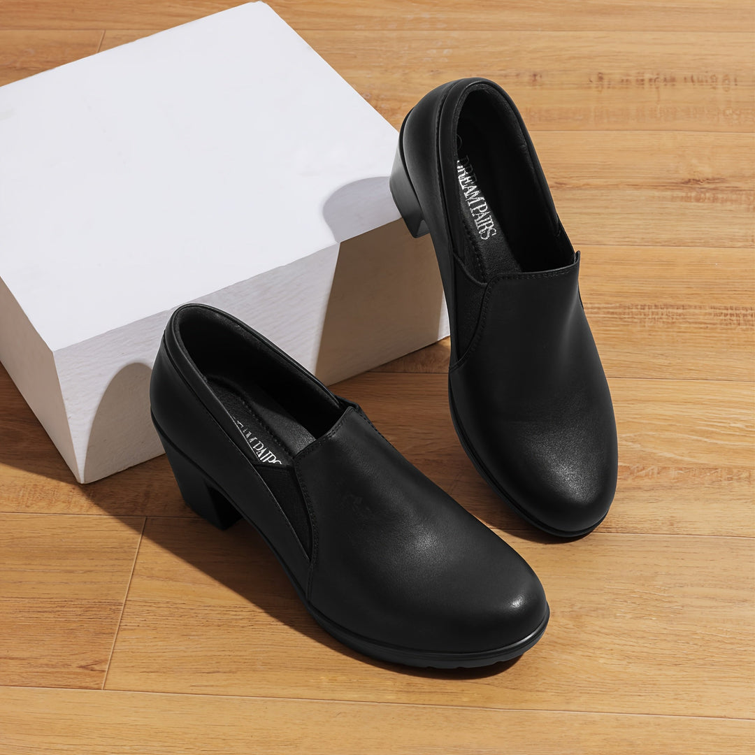 CORVANI | MOCASSINS CONFORT À TALON BLOC CLAUDINE FEMME