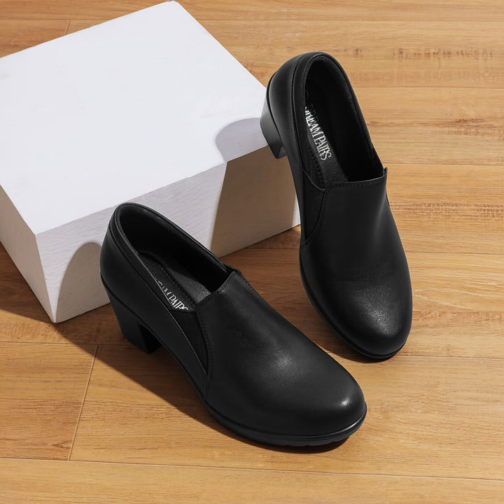CORVANI | MOCASSINS CONFORT À TALON BLOC CLAUDINE FEMME