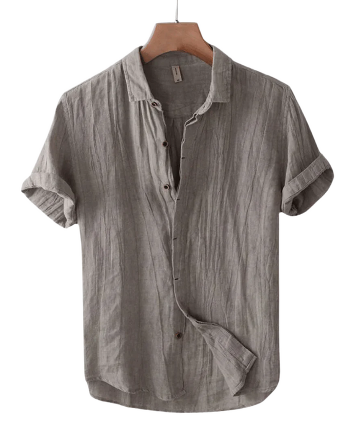 CORVANI | CHEMISE D’ÉTÉ EN LIN SACHA HOMME
