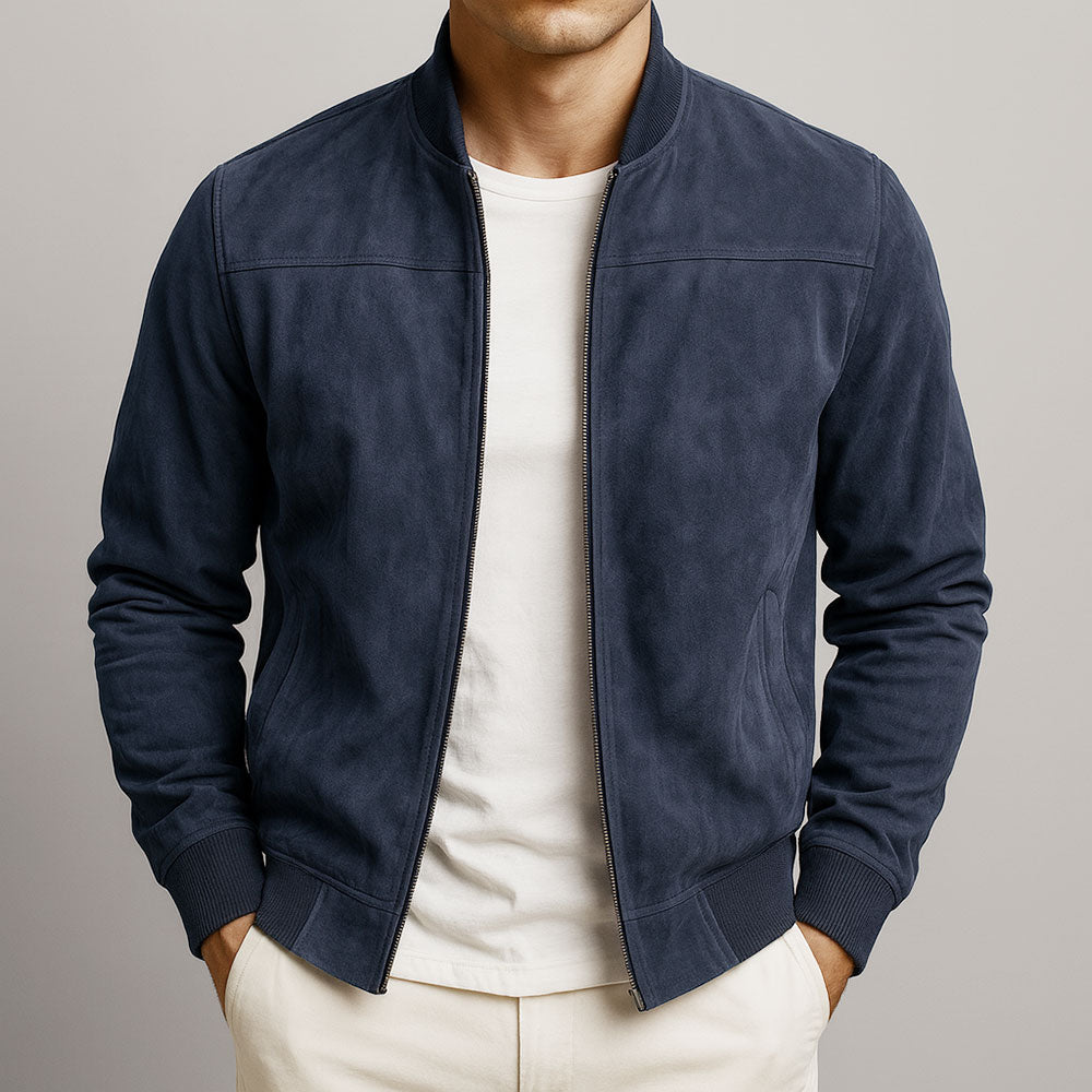 CORVANI | BOMBER EFFET DAIM ROMAIN HOMME