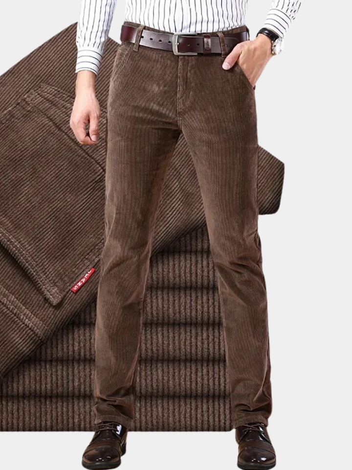 CORVANI | PANTALON DE LUXE EN MATIÈRE PREMIUM VALÉRY HOMME