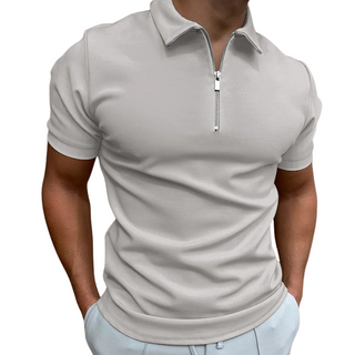 CORVANI | POLO MODERNE FÉLIX À DEMI-ZIP HOMME