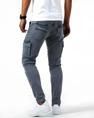 CORVANI | PANTALON CARGO STRETCH CÉLIAN HOMME