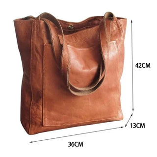CORVANI | CABAS EN CUIR AUTHENTIQUE ALBANE FEMME