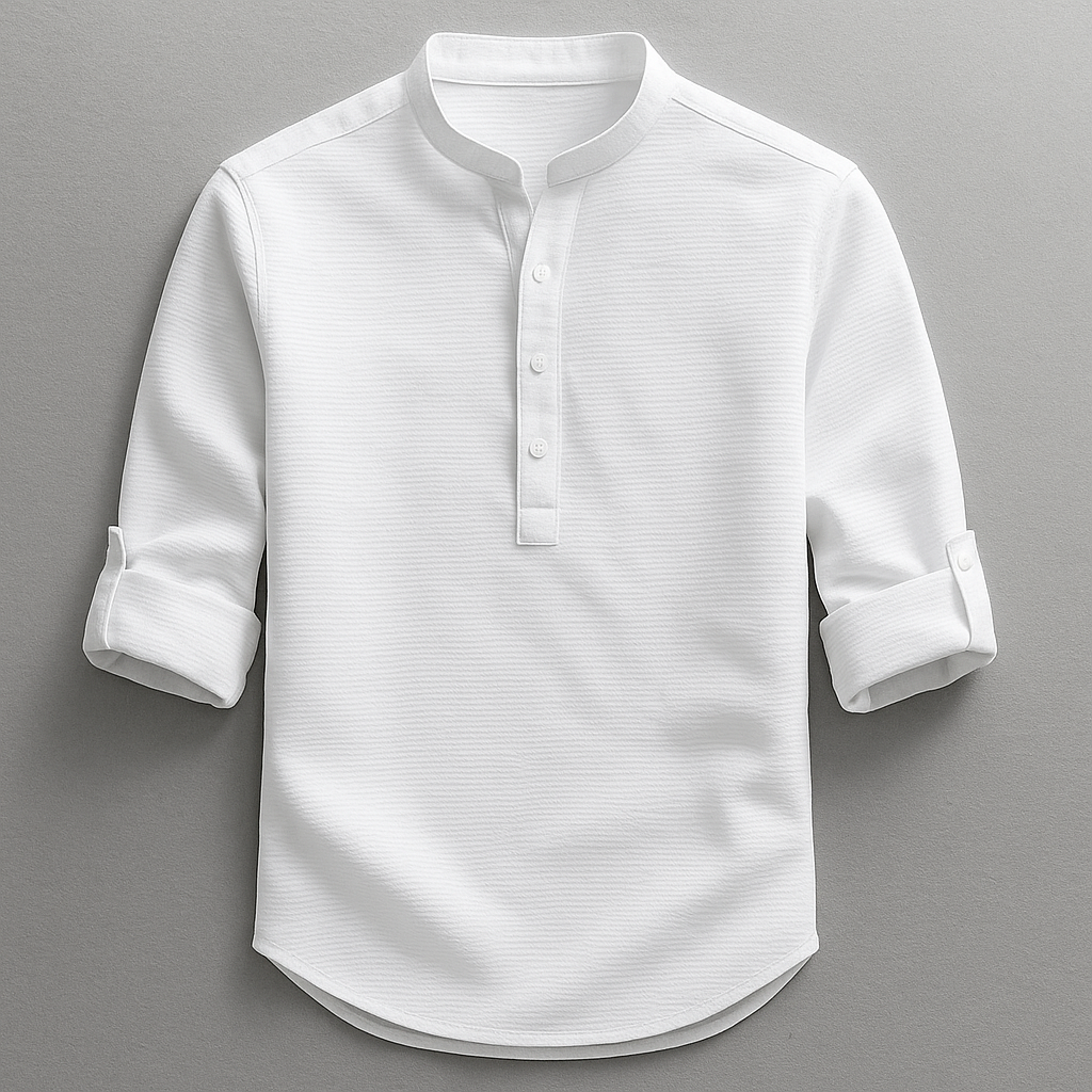 CORVANI | CHEMISE EN COTON &amp; LIN ROMÉO HOMME