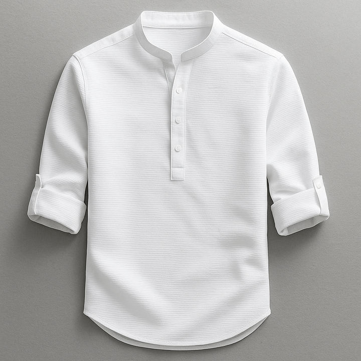 CORVANI | CHEMISE EN COTON &amp; LIN ROMÉO HOMME