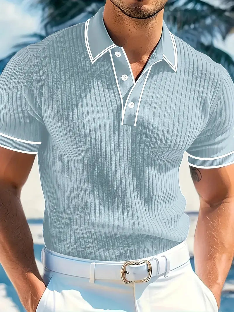 CORVANI | POLO STRUCTURÉ VALENTIN HOMME