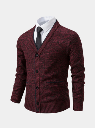 CORVANI | PULL EN MAILLE DE LUXE À COL V ÉVRARD HOMME