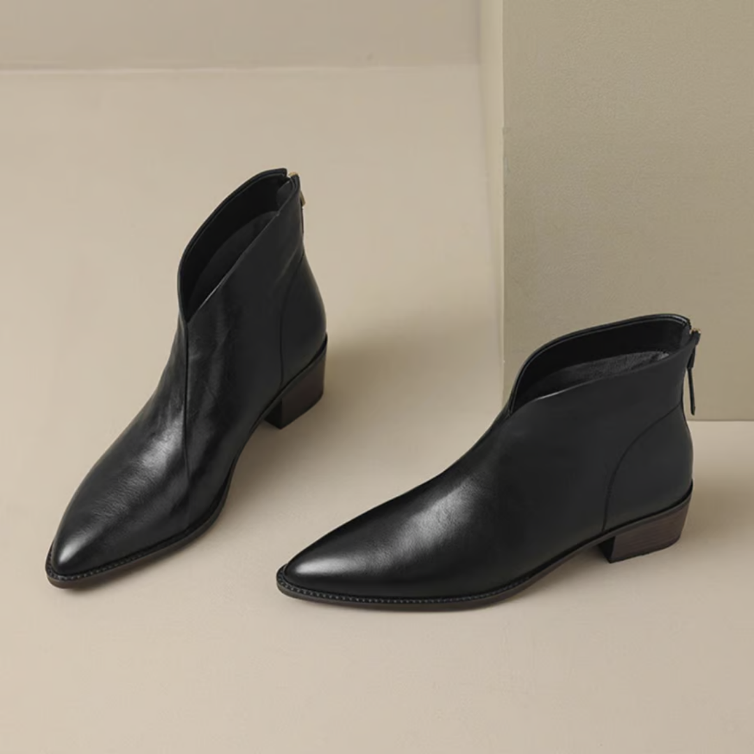 CORVANI | BOTTINES ÉLÉGANTES EN CUIR DOMITILLE FEMME