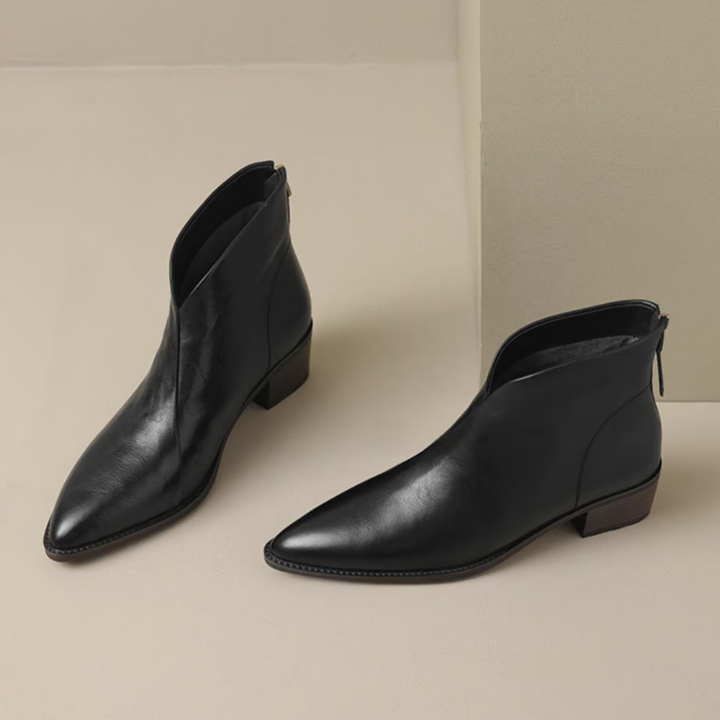 CORVANI | BOTTINES ÉLÉGANTES EN CUIR DOMITILLE FEMME