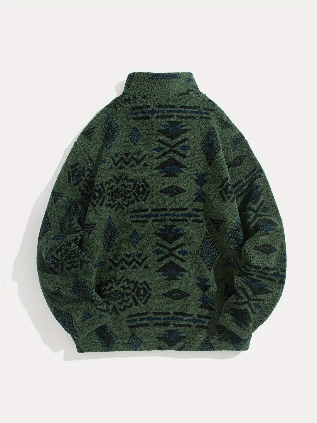 CORVANI | SWEAT DEMI-ZIP À MOTIF ETHNIQUE SANDRO HOMME